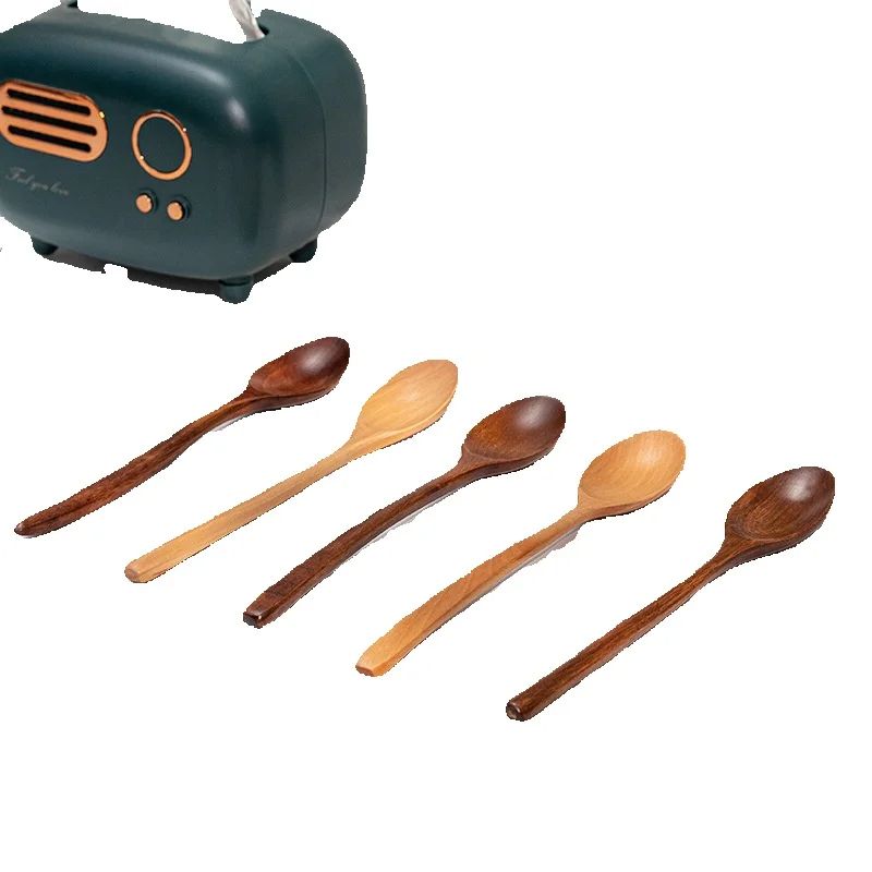 Tea Coffee Utensils - 1 Buah Sendok Kayu Peralatan Makan
