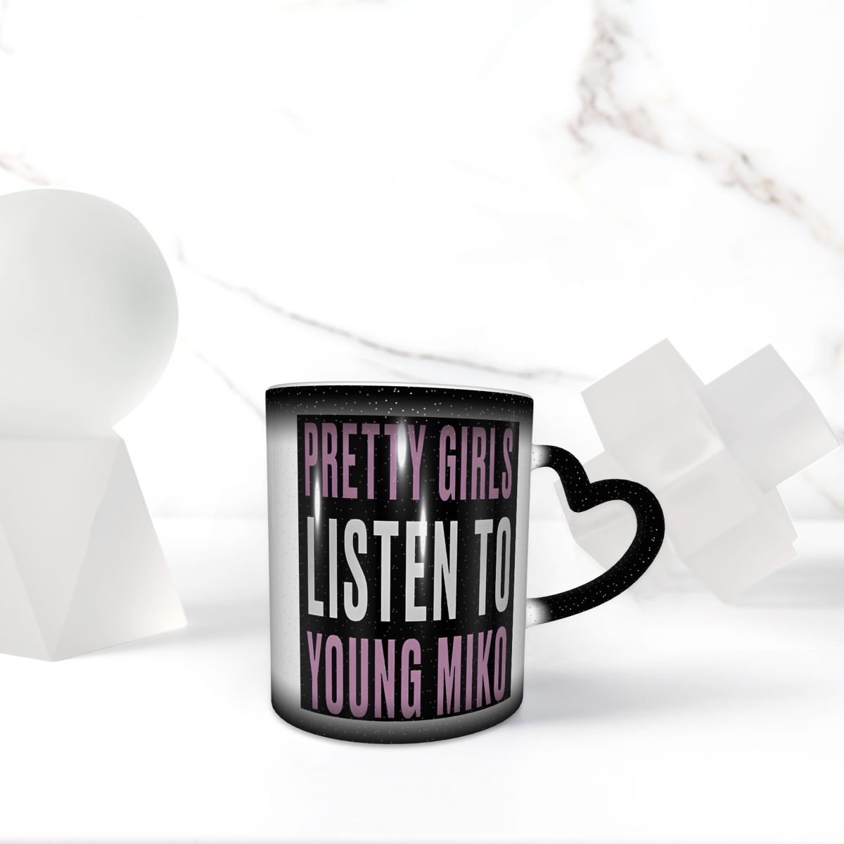 Young Tea Coffee - Mug Young Miko Merch, Cangkir Kopi