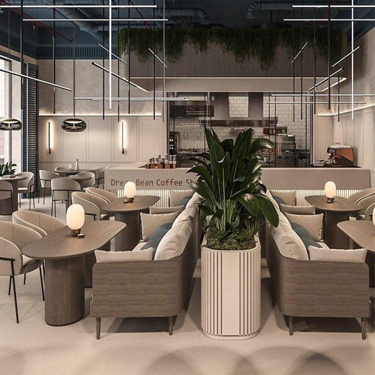 Young Tea Coffee - Furnitur Restoran Hotel Modern dari Baja