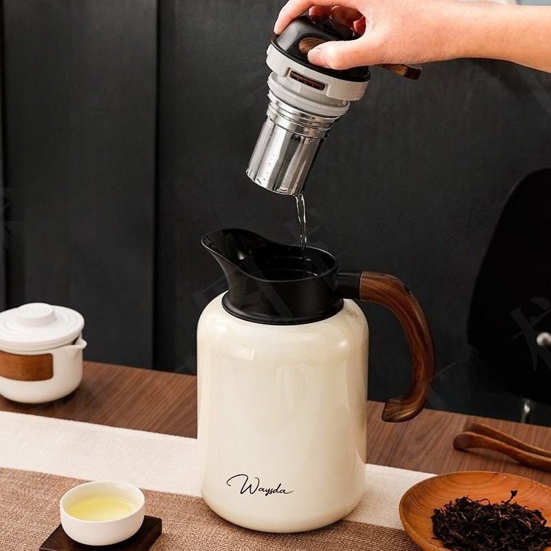 Coffee Tea Hot - Teko kopi isolasi termal baja tahan