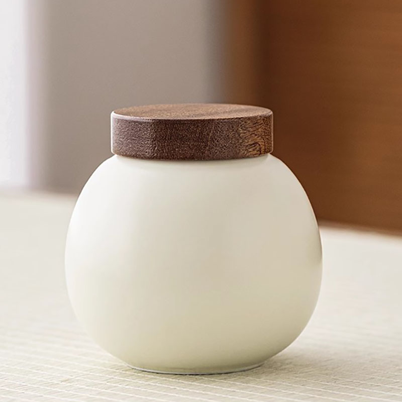 Coffee Tea Sugar Container Set - Kotak penyimpanan keramik putih Eropa, toples