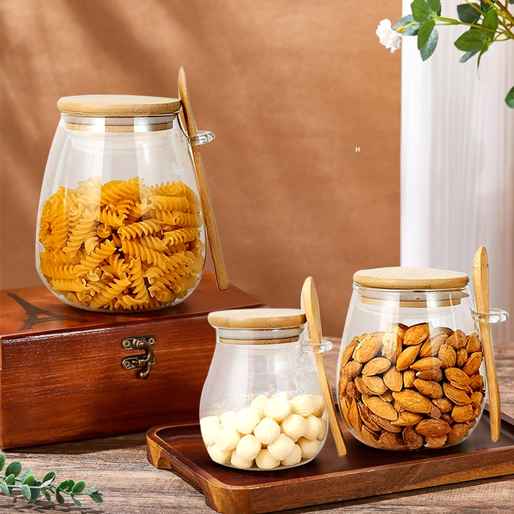 34oz gelas tertutup dengan sen - Coffee Tea Sugar Container Set ulasan dan harga