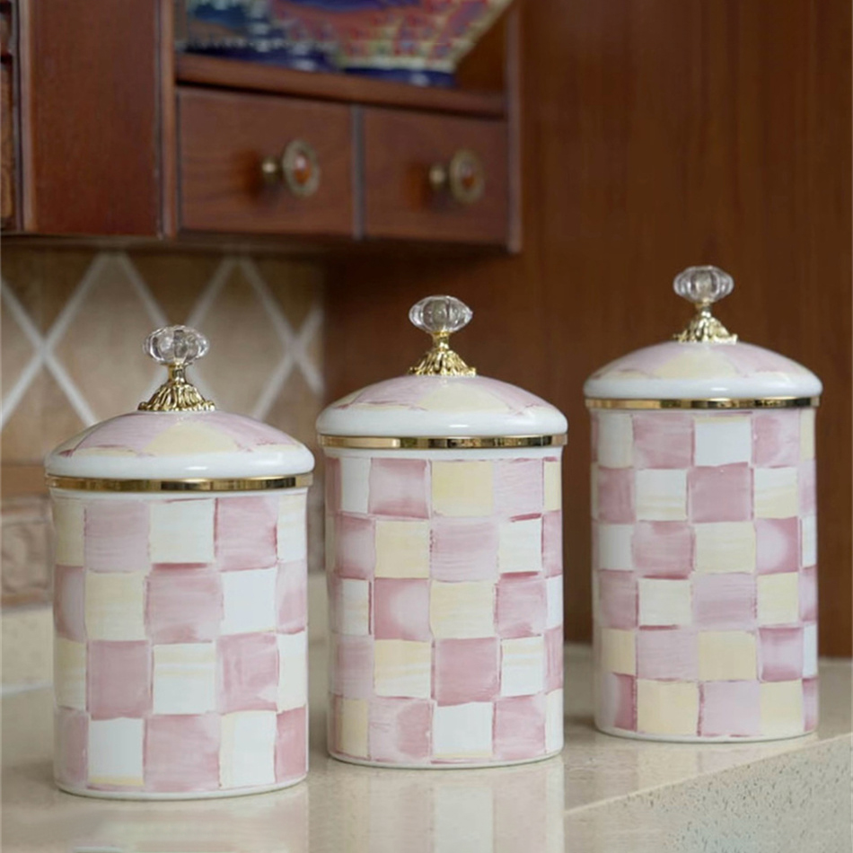 Stoples Penyimpanan Klasik Ret - Tea Coffee Sugar Container ulasan dan harga