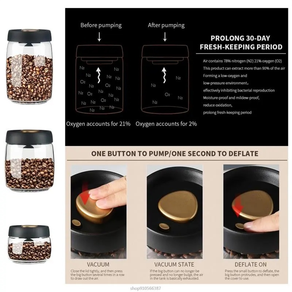 1 Pak Wadah Penyimpanan Biji K - Tea Coffee Sugar Container ulasan dan harga