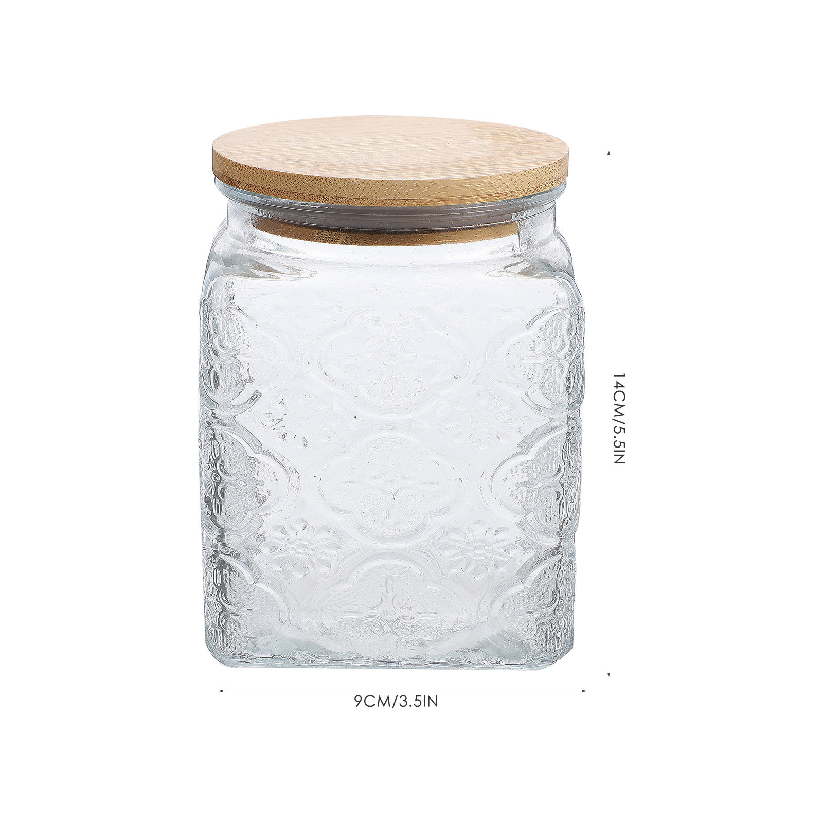 Toples Kaca dengan Desain Bung - Tea Coffee Sugar Container ulasan dan harga