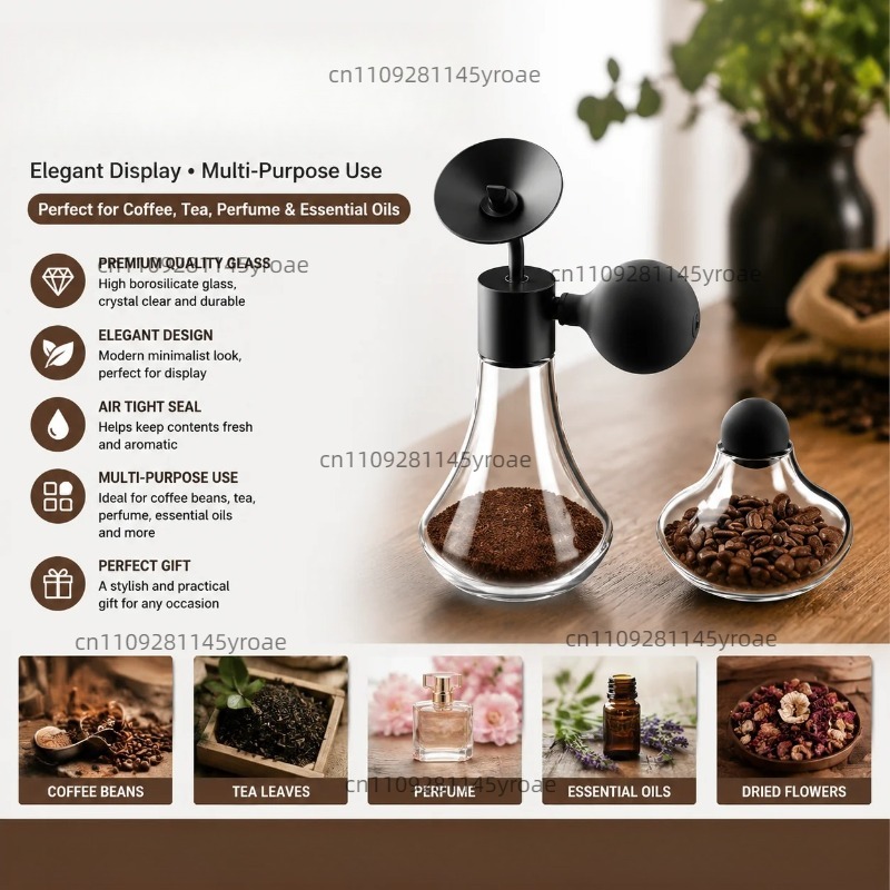 Botol Sampel Aroma Kaca, Wadah - Coffee Tea & Company ulasan dan harga