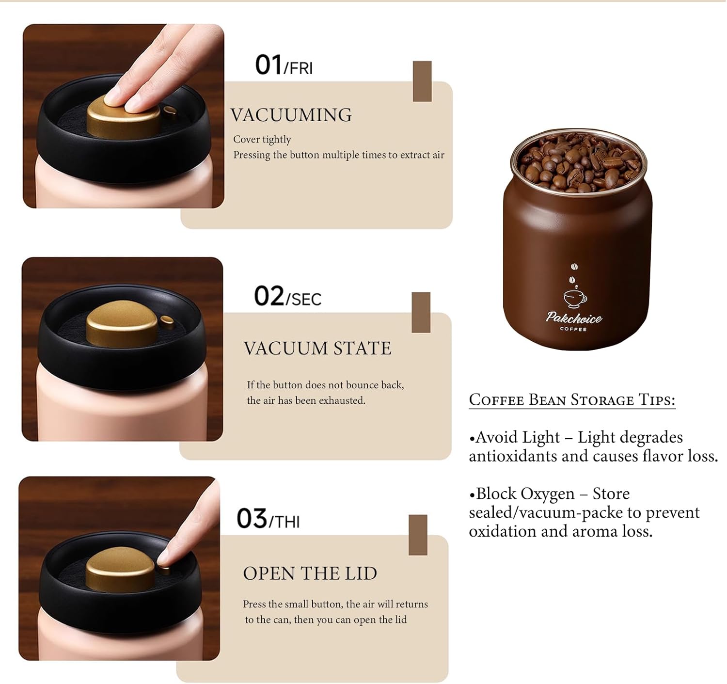 Wadah Penyimpanan Biji Kopi Va - Tea Coffee Sugar Container ulasan dan harga
