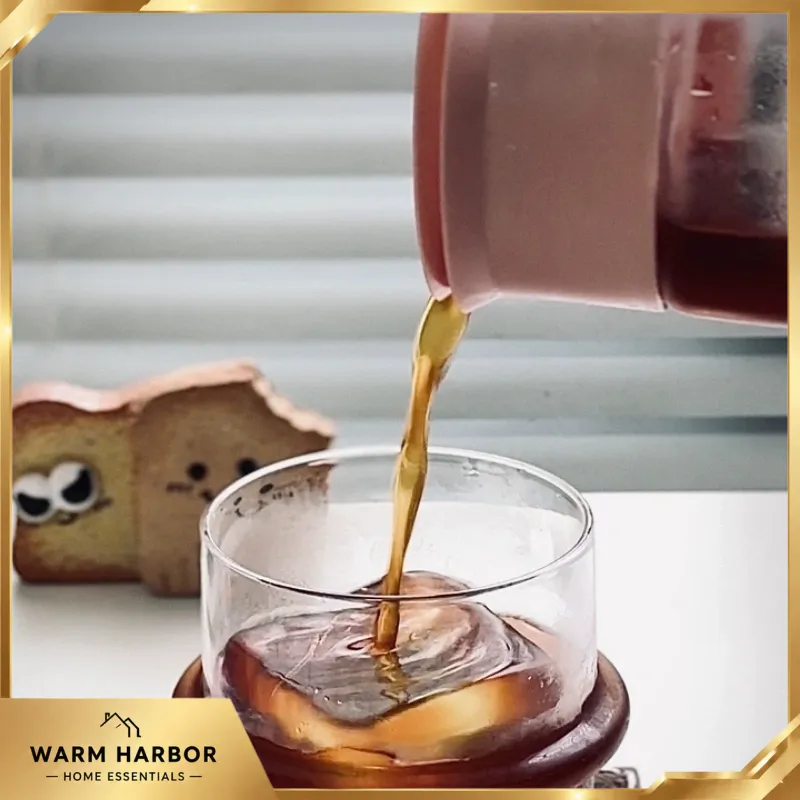 Pembuat Kopi Cold Brew Kaca He - Coffee Tea Pot ulasan dan harga