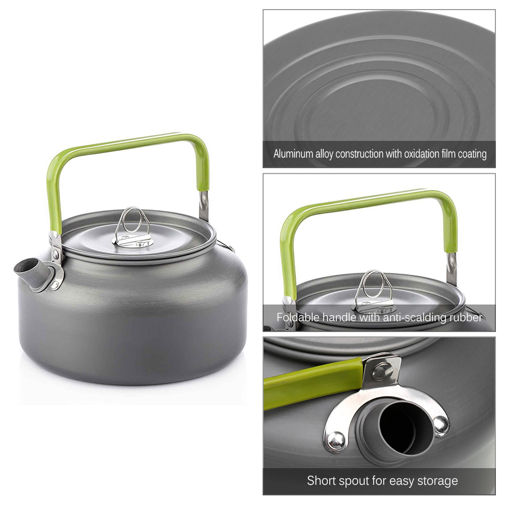 Ketel Air Luar Ruangan Portabe - Tea Coffee Pot Set ulasan dan harga