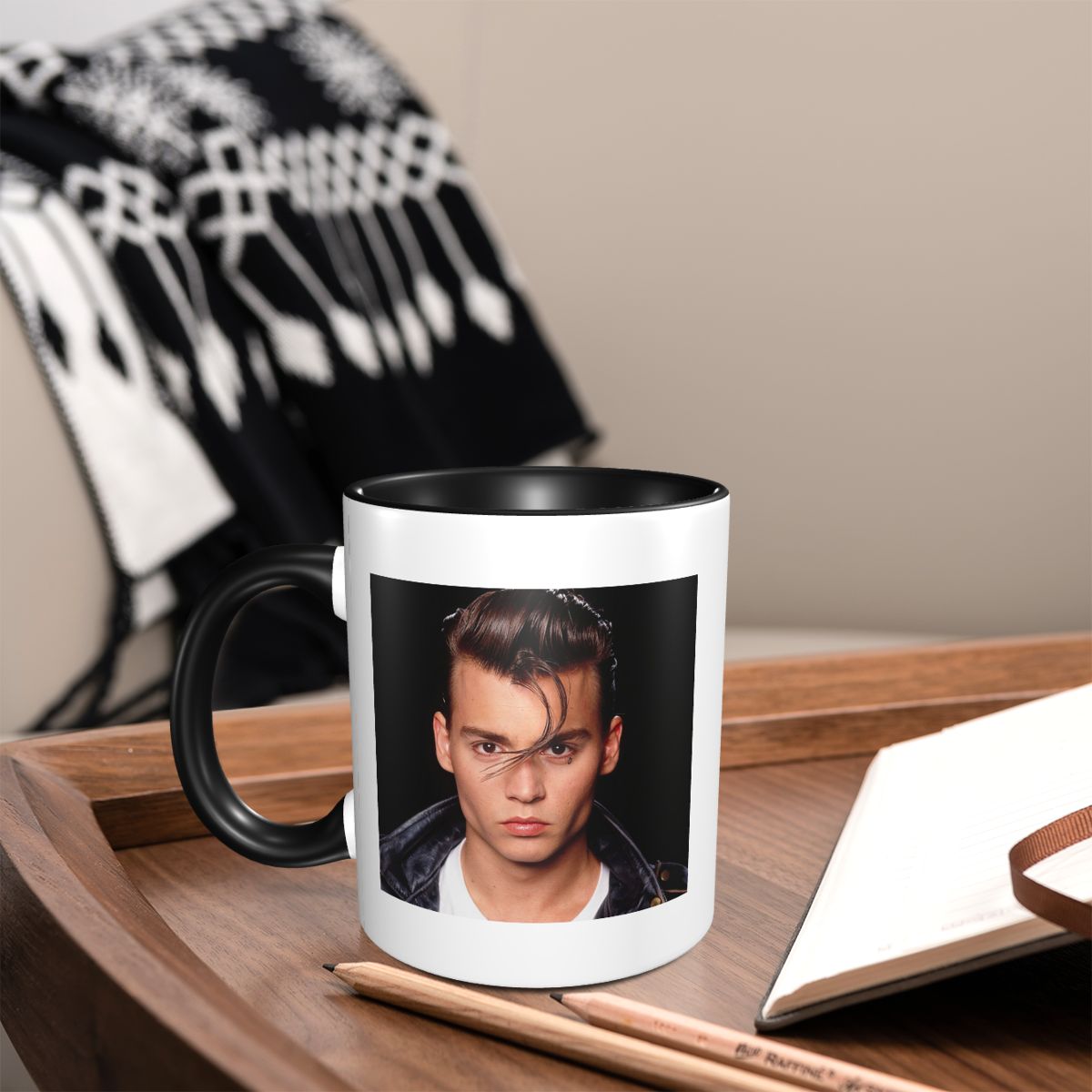 Mug Johnny Depp Muda Cangkir K - Young Tea Coffee ulasan dan harga