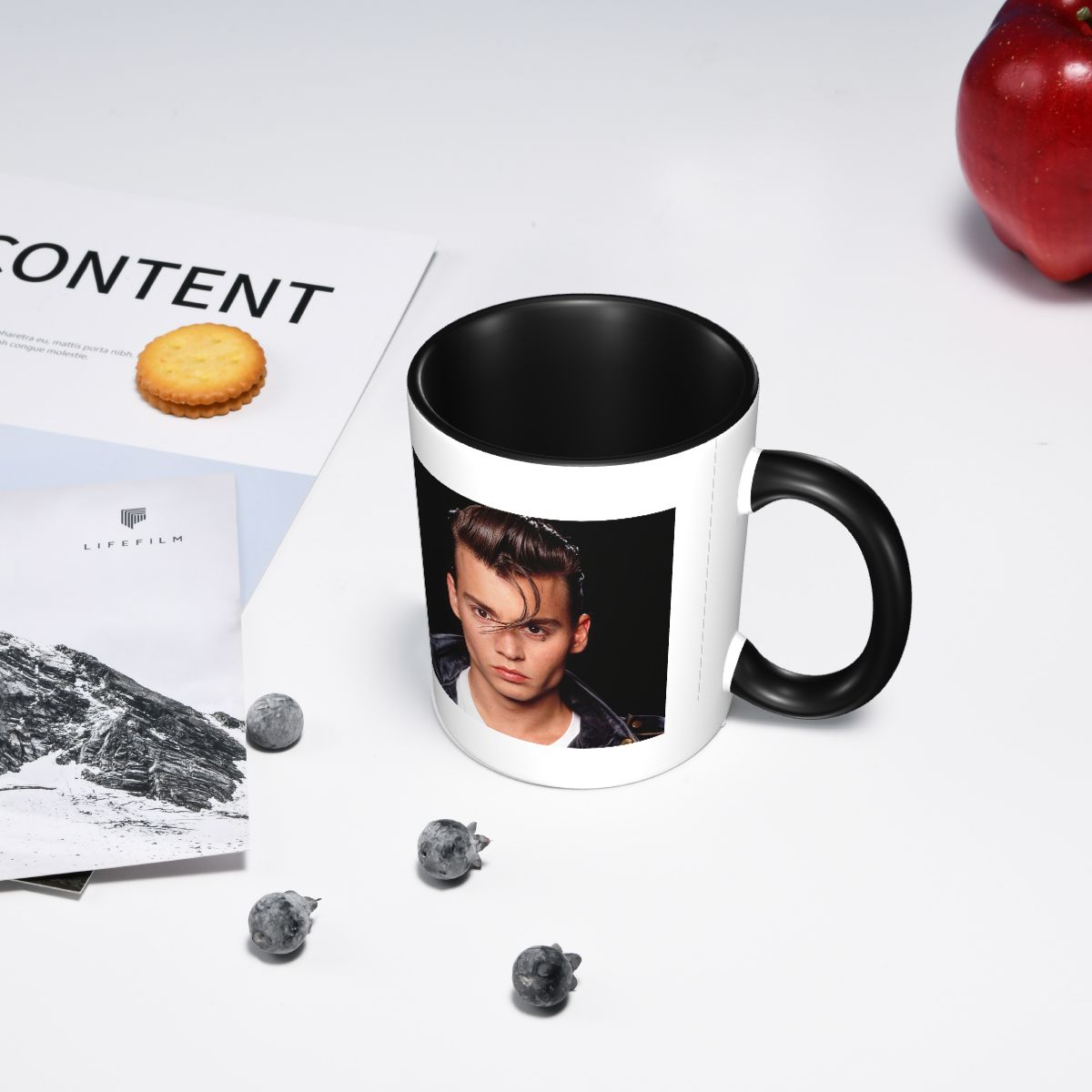 Mug Johnny Depp Muda Cangkir K - Young Tea Coffee ulasan dan harga