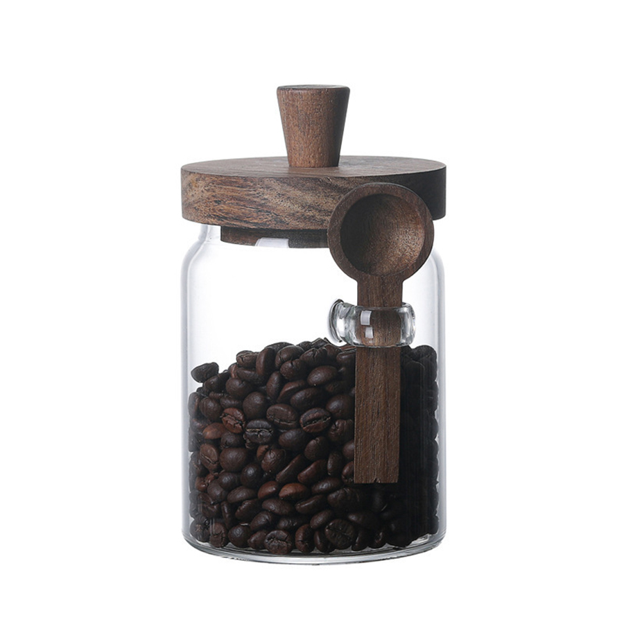 Wadah penyimpanan makanan kaca - Tea Coffee Sugar Container ulasan dan harga