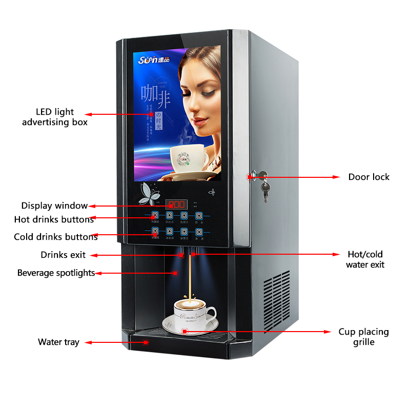 Mesin Kopi Instan 30SCW-8 Hot  - Coffee Tea Hot ulasan dan harga