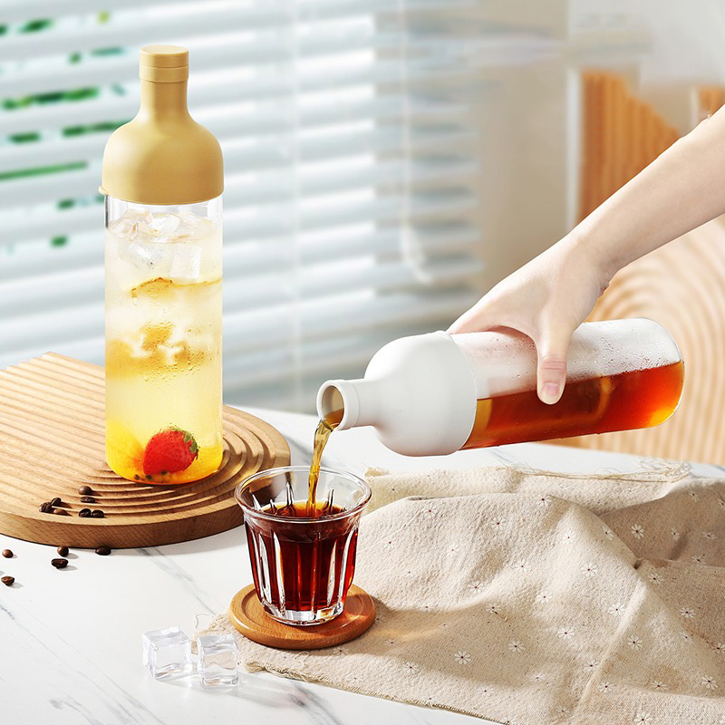 JUSTINLAU 1L Pitcher Kopi Cold - Coffee Tea Pot ulasan dan harga