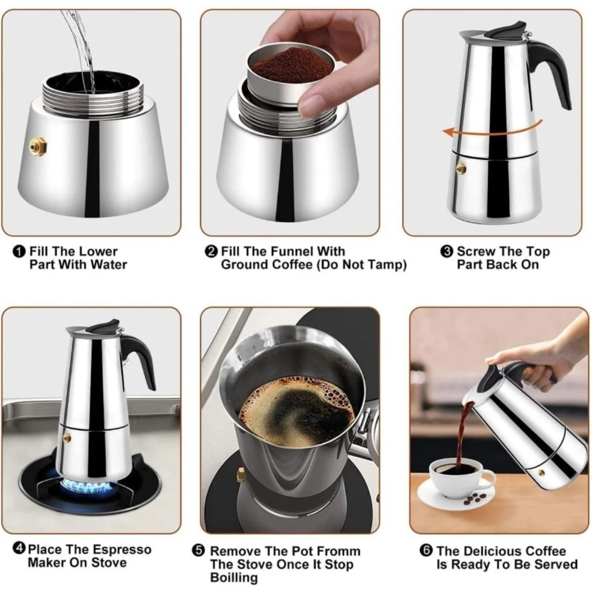 Pembuat Kopi Mocha Portabel da - Coffee Tea Pot ulasan dan harga