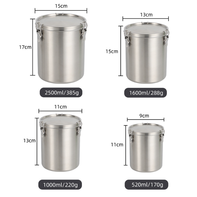 Kaleng Kopi Stainless Steel Ke - Coffee Tea Sugar Container Set ulasan dan harga