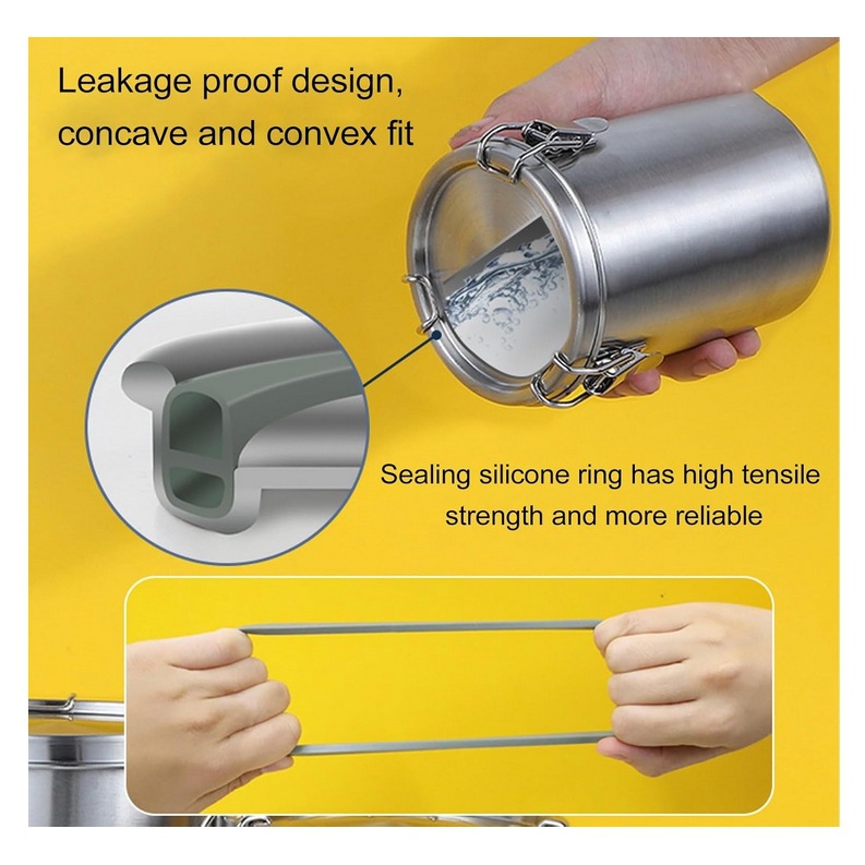 Kaleng Kopi Stainless Steel Ke - Coffee Tea Sugar Container Set ulasan dan harga