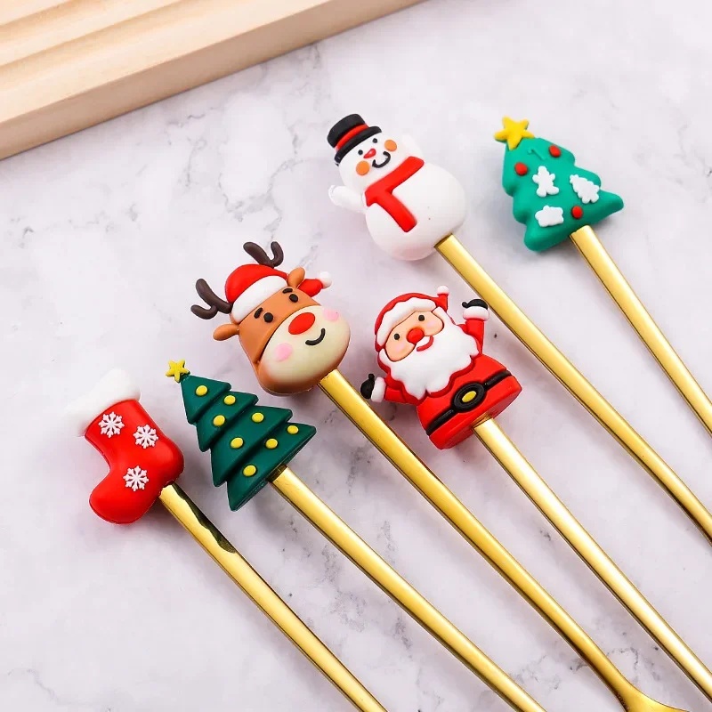 Set Sendok Garpu Natal dari Ba - Tea Coffee Utensils ulasan dan harga