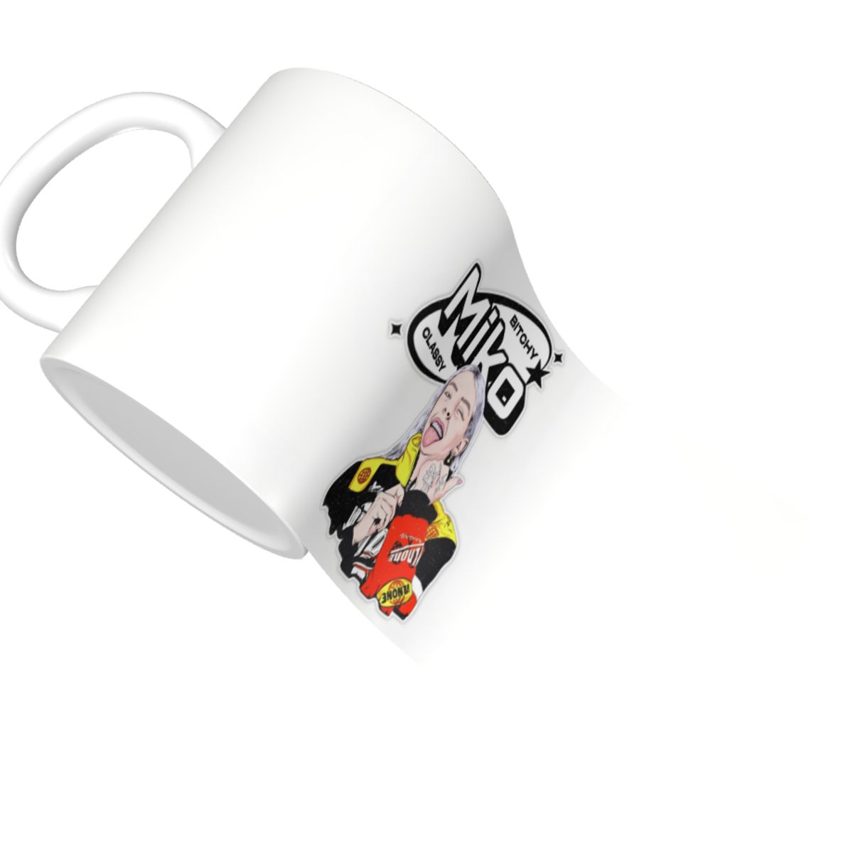 Mug Keramik DIY Personalized S - Young Tea Coffee ulasan dan harga