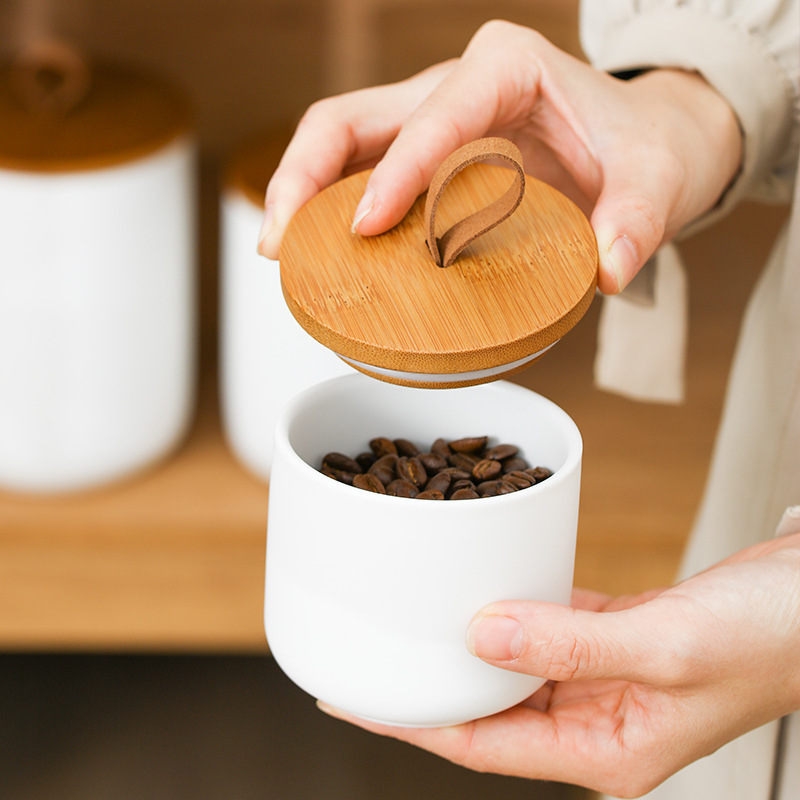 Toples penyimpanan keramik Nor - Coffee Tea Sugar Container Set ulasan dan harga