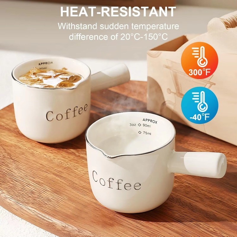 Cangkir Kopi Keramik Mini deng - Coffee Tea With Milk ulasan dan harga