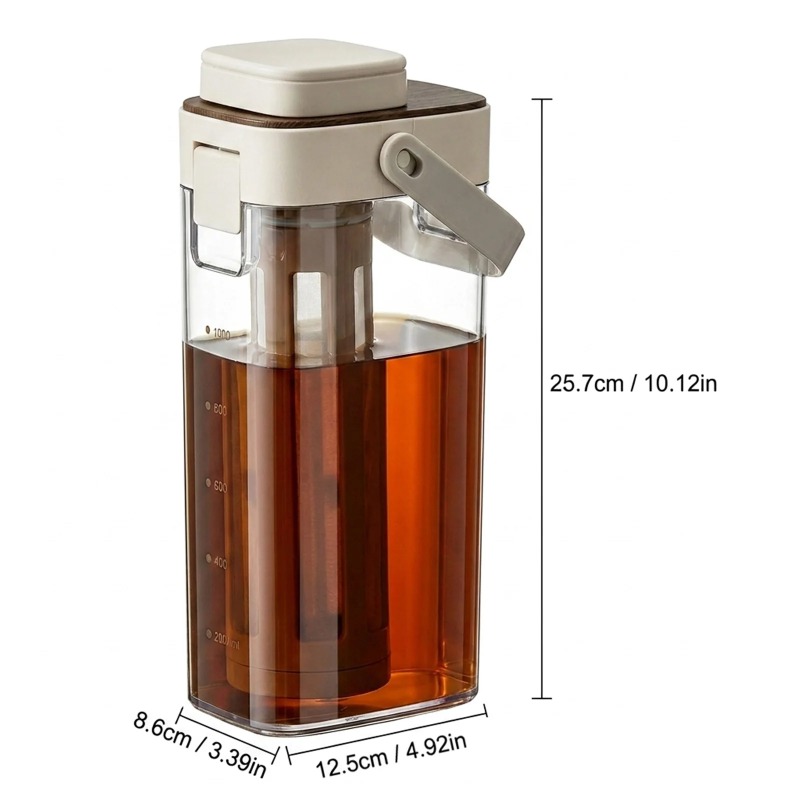 Pembuat Kopi Dingin Anti Bocor - Coffee Tea Pot ulasan dan harga