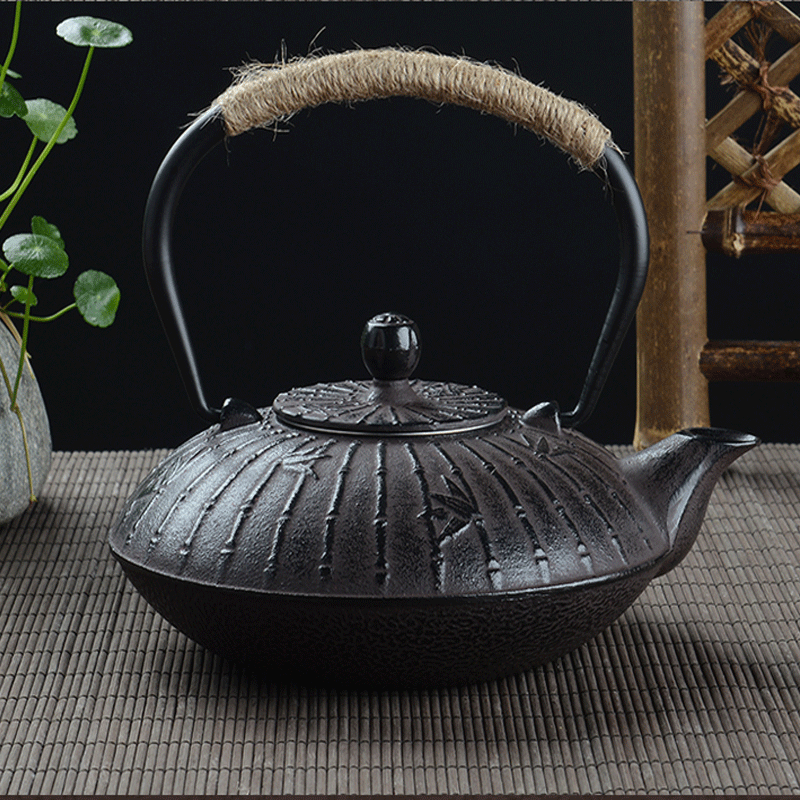 Teko Teh Besi Cor Retro 900ml  - Cast Iron Teapot ulasan dan harga