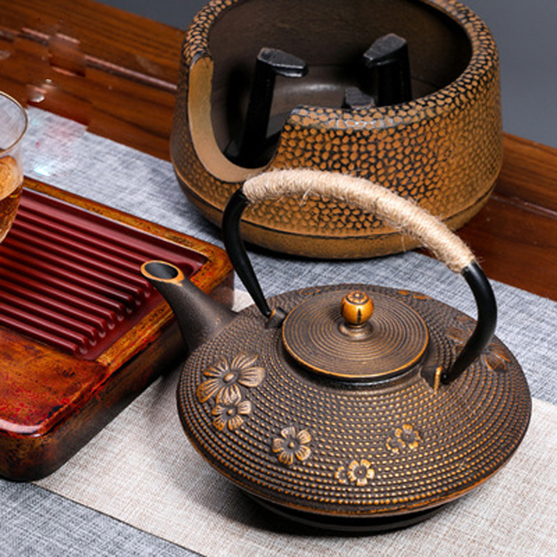 Ketel Teh Daun Bambu Bunga Pir - Cast Iron Teapot ulasan dan harga
