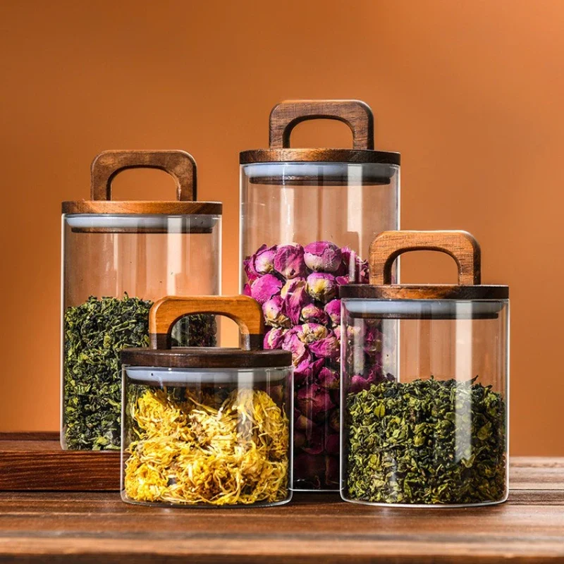 Stoples kaca bening dengan tut - Tea Coffee Sugar Container ulasan dan harga