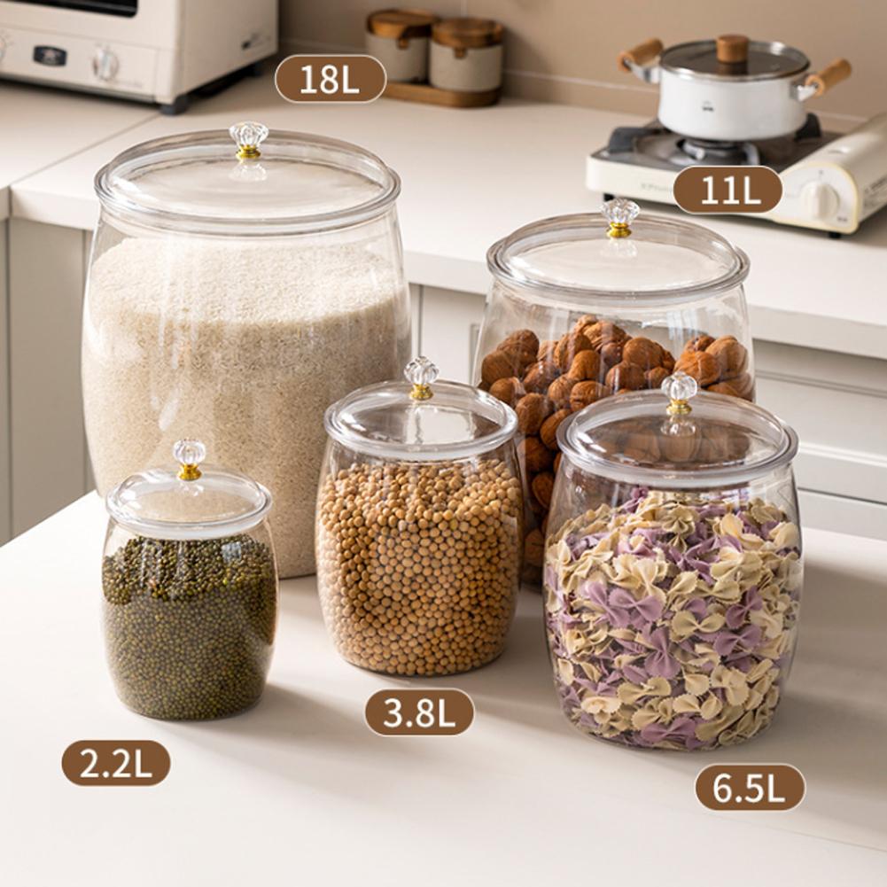 Stoples Plastik Transparan Bes - Tea Coffee Sugar Container ulasan dan harga