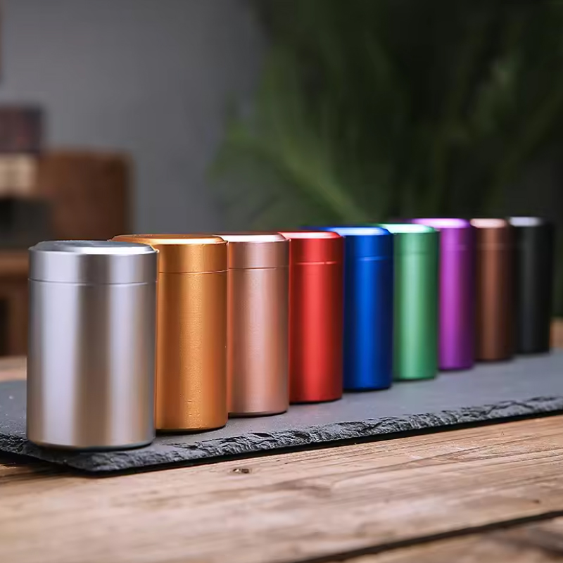1/3 Buah Kotak Logam Mini Kale - Tea Coffee Sugar Container ulasan dan harga
