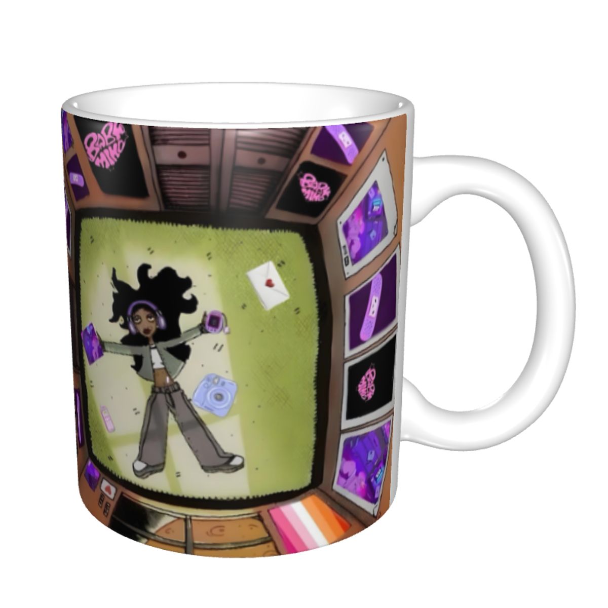Mug Kopi Keramik DIY Singer Y- - Young Tea Coffee ulasan dan harga