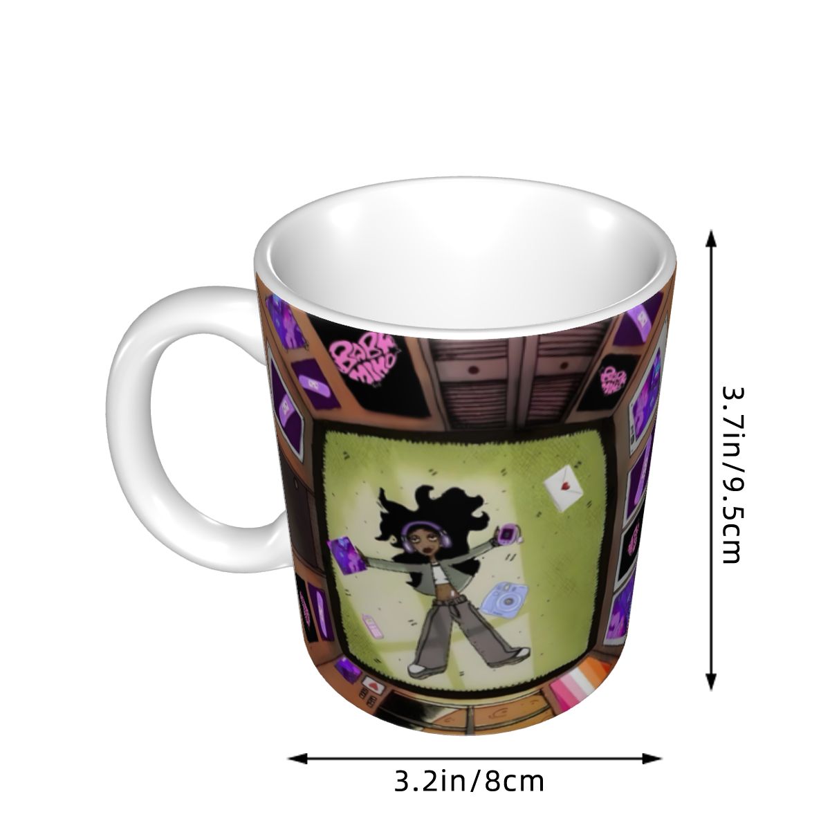 Mug Kopi Keramik DIY Singer Y- - Young Tea Coffee ulasan dan harga