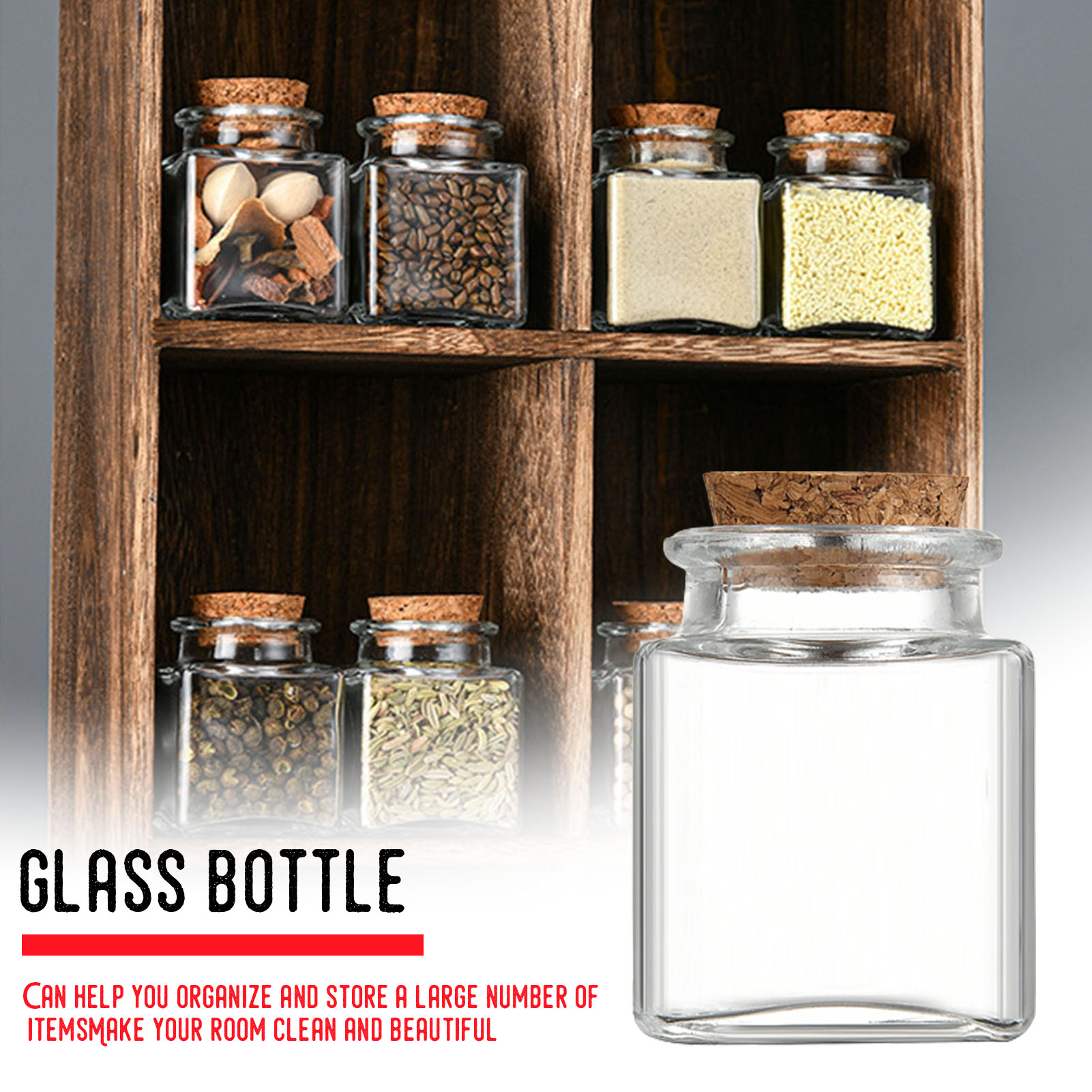 1/5/10 Buah Stoples Penyimpana - Tea Coffee Sugar Container ulasan dan harga
