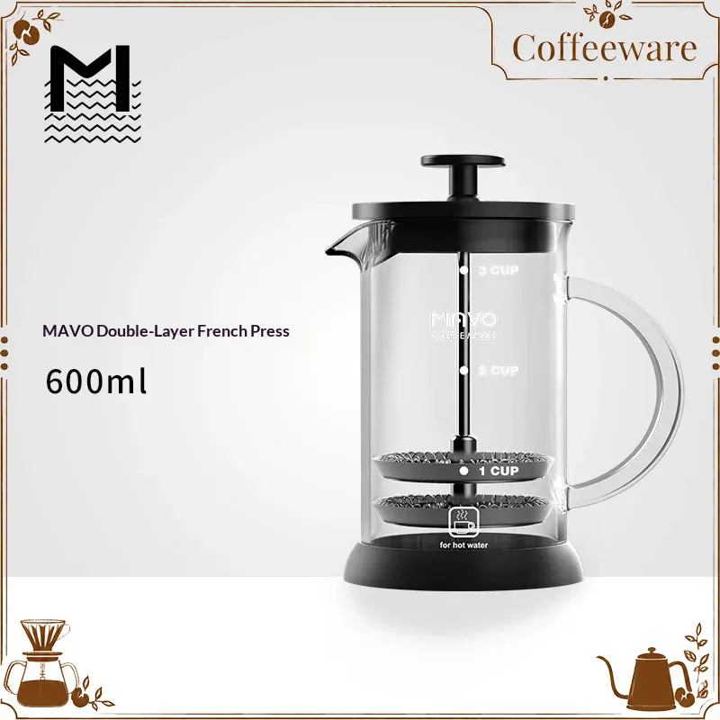 MAVO French Press Coffee Maker - Coffee Tea Pot ulasan dan harga