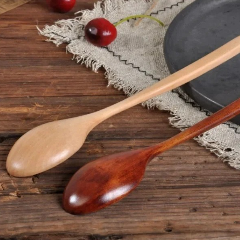 1/2 Buah Sendok Kayu Peralatan - Tea Coffee Utensils ulasan dan harga