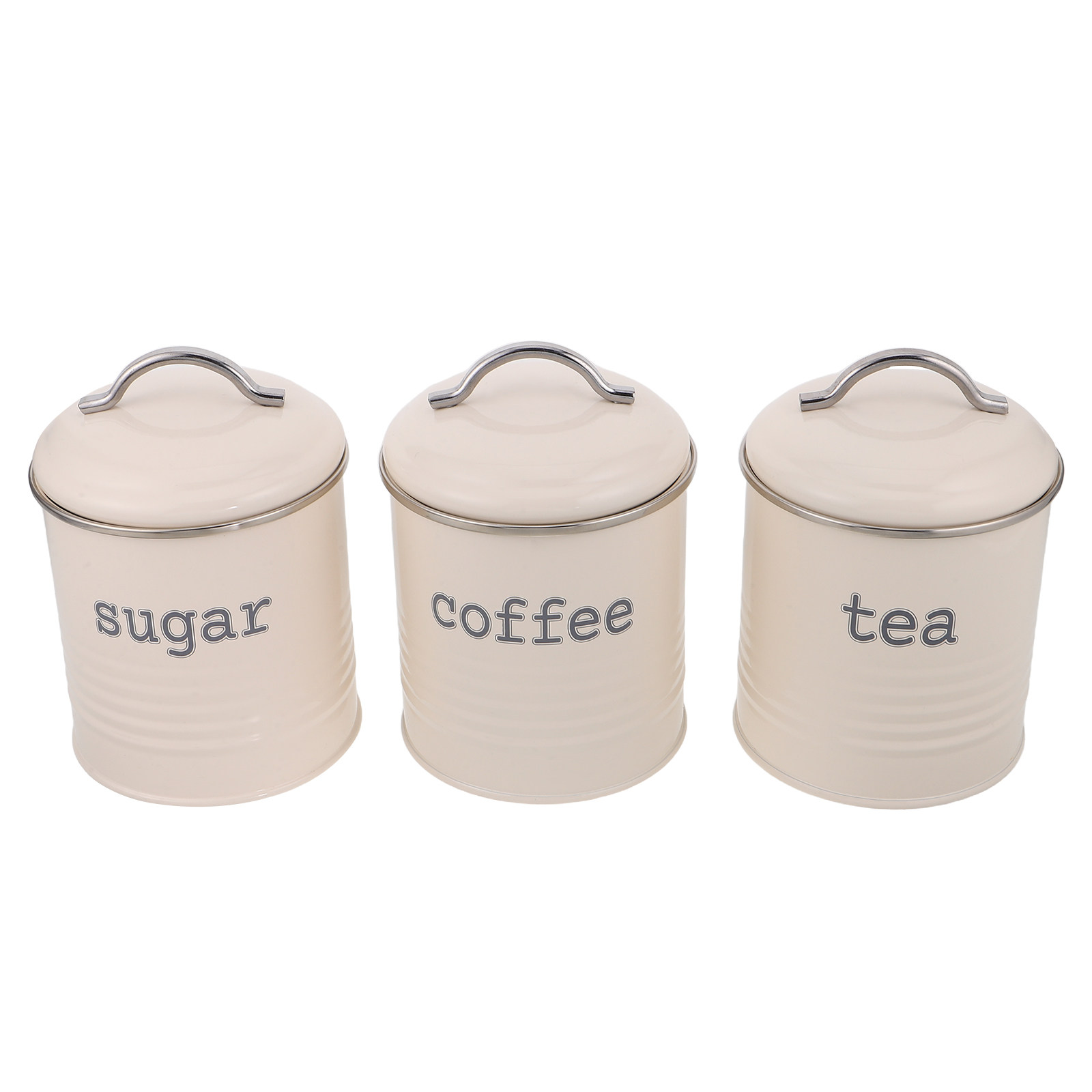 3Pcs Set Wadah Kopi Kedap Udar - Coffee Tea And Sugar Set ulasan dan harga