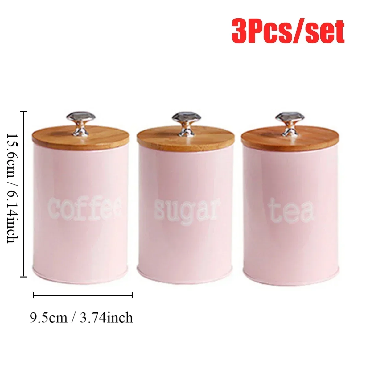 3 buah/Set wadah penyimpanan t - Tea Coffee Utensils ulasan dan harga