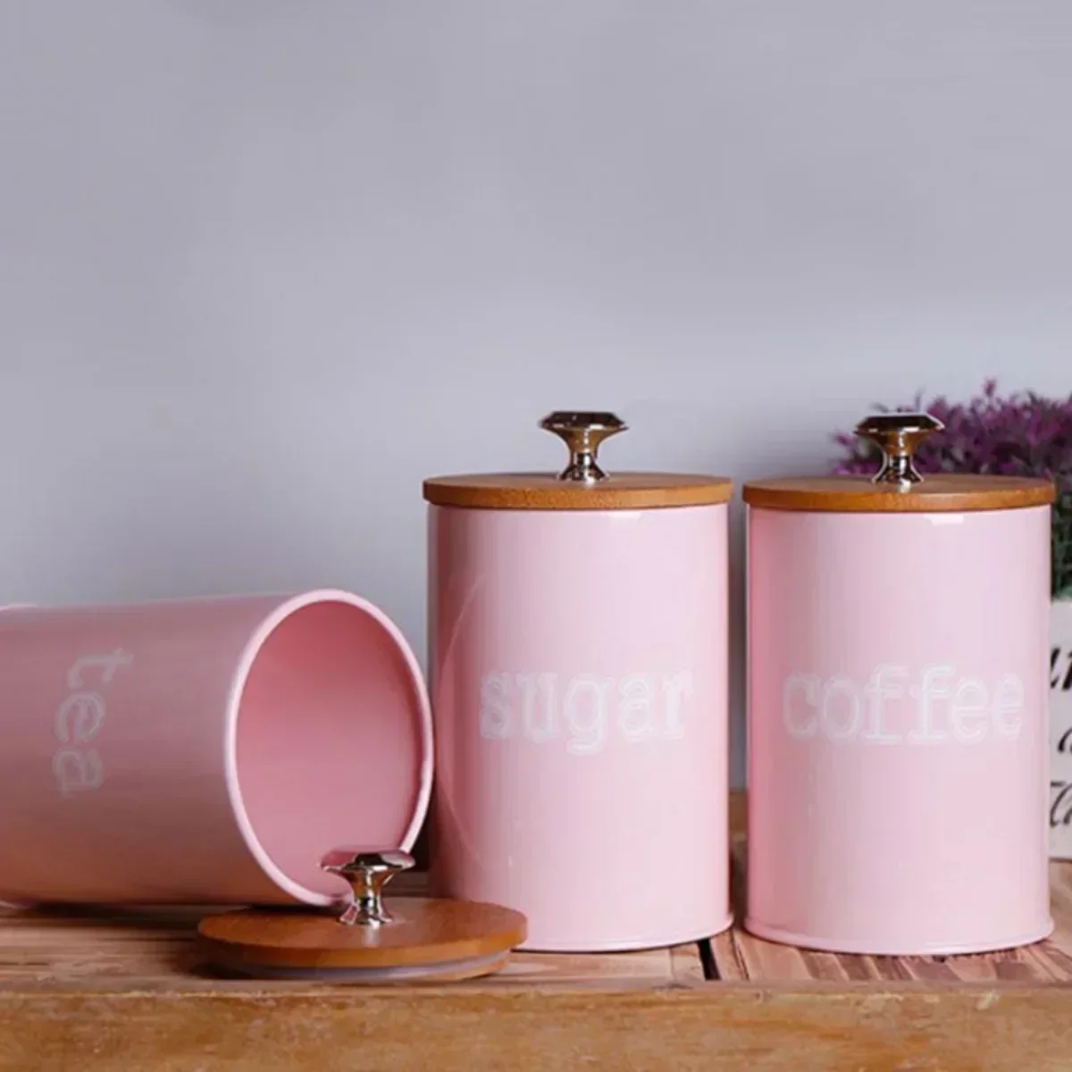 3 buah/Set wadah penyimpanan t - Tea Coffee Utensils ulasan dan harga