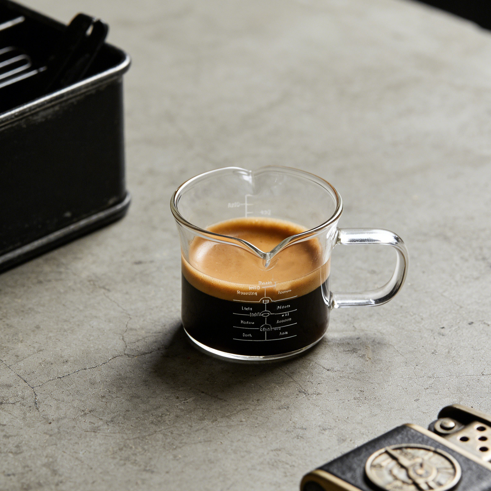 Gelas Ukur dengan Dua Corong,  - Coffee Tea With Milk ulasan dan harga