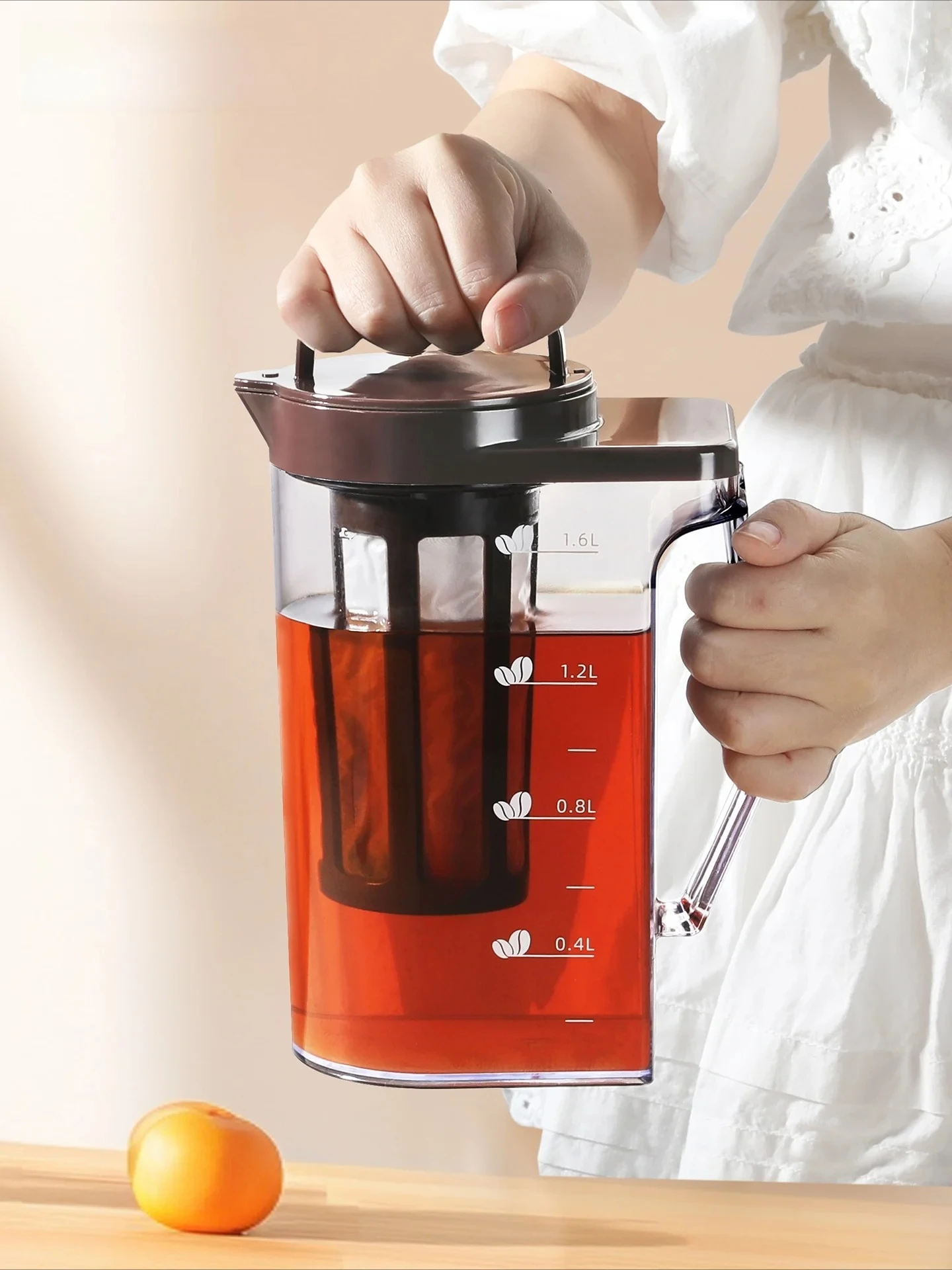 Pot Kopi Cold Brew Plastik Ber - Coffee Tea Pot ulasan dan harga