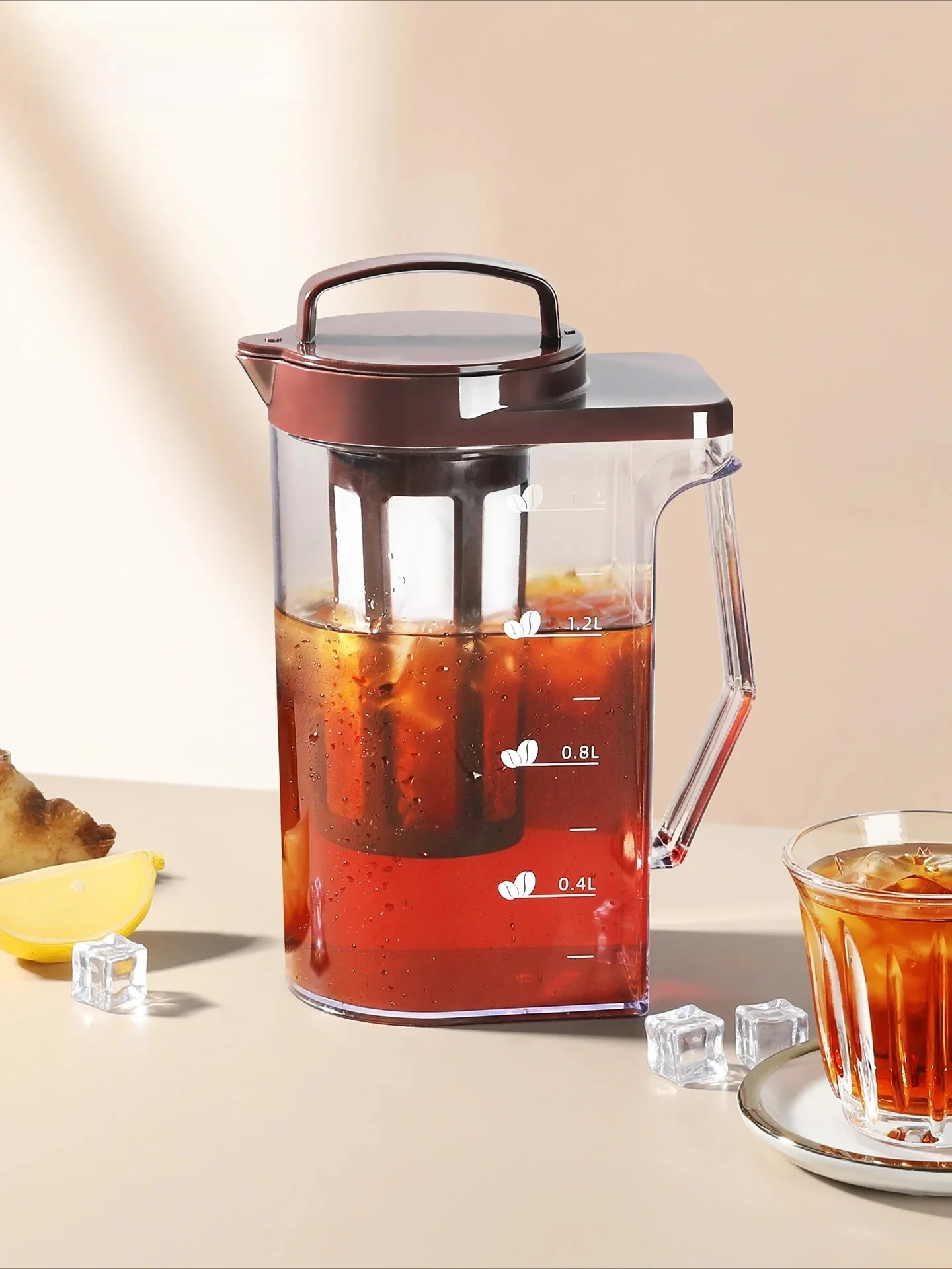 Pot Kopi Cold Brew Plastik Ber - Coffee Tea Pot ulasan dan harga