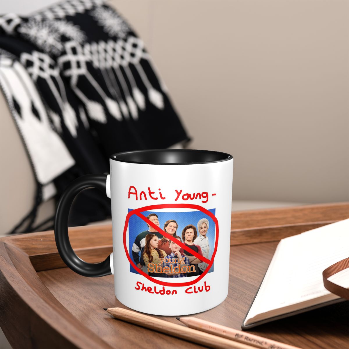 Mug Anti Young Sheldon Club Sh - Young Tea Coffee ulasan dan harga